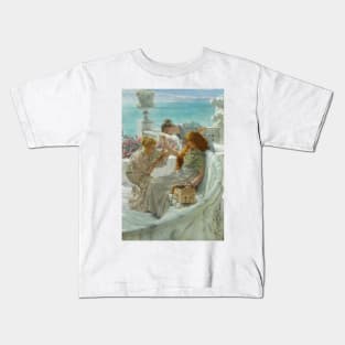 Fortune's Favourite by Lawrence Alma-Tadema Kids T-Shirt